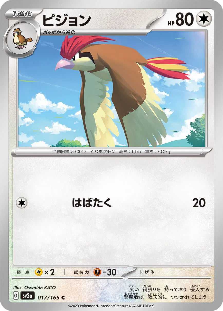 Pidgeotto (JP) - Normal - 017/165