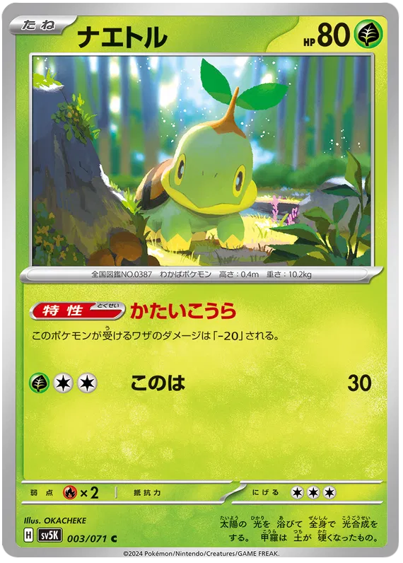 Turtwig (JP) - Normal - 003/071