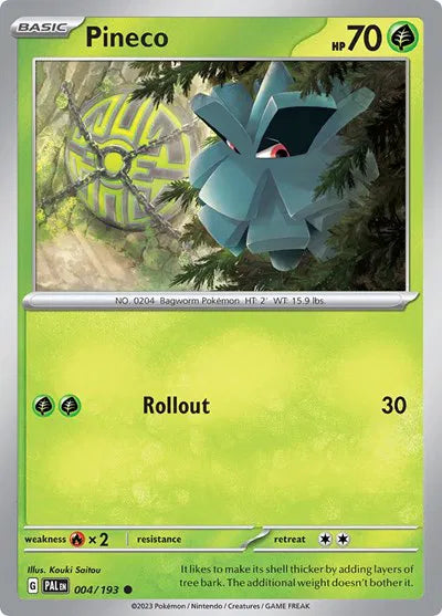 Pineco - Reverse Holofoil - 004/193