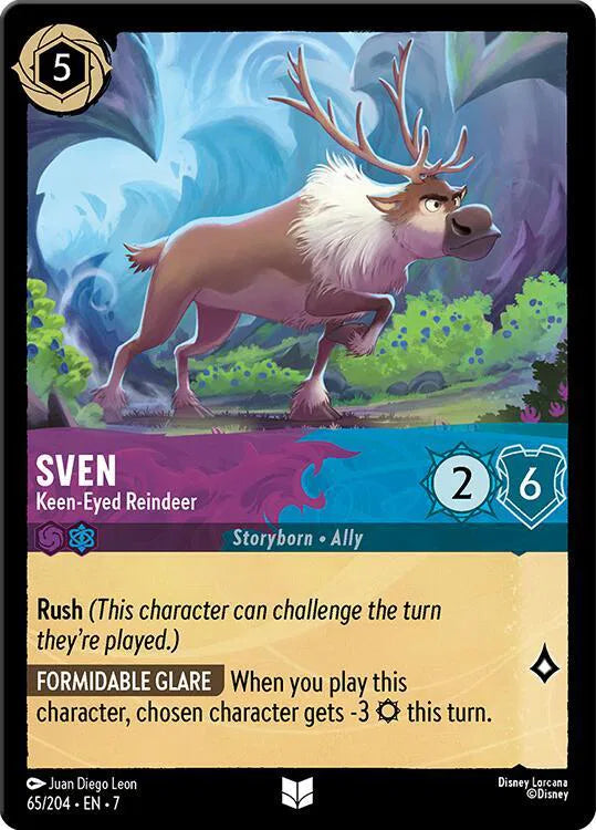 Sven - Keen-Eyed Reindeer - Cold Foil - 65/204