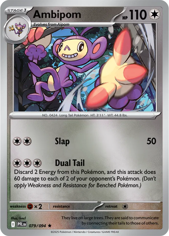Ambipom - Reverse Holofoil - 079/094
