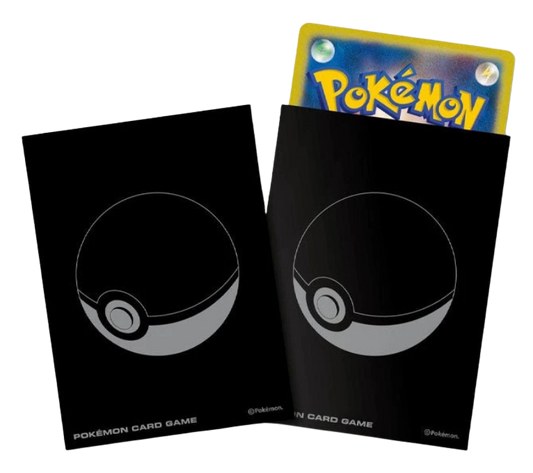 Pokemon Center Black Pokeball Sleeves
