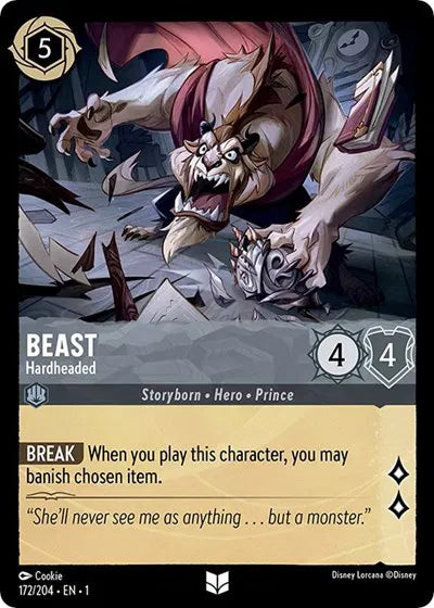 Beast - Hardheaded - Cold Foil - 172/204