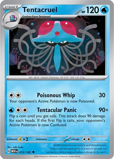 Tentacruel - Reverse Holofoil - 073/165