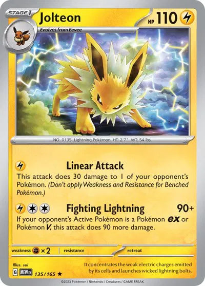 Jolteon - Rare - 135/165