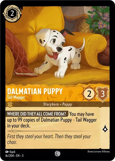 Dalmatian Puppy - Tail Wagger (4c/204) - Normal - 4c/204