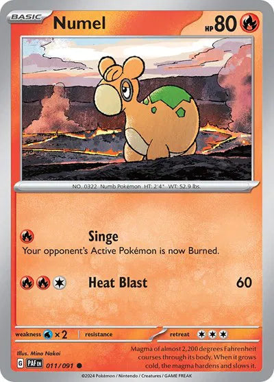 Numel - Reverse Holofoil - 011/091