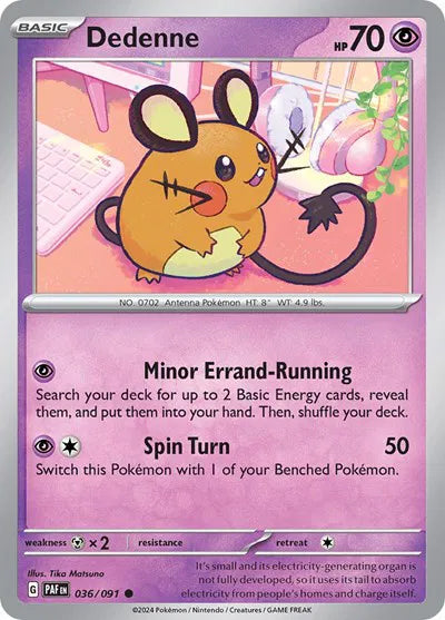 Dedenne - Reverse Holofoil - 036/091