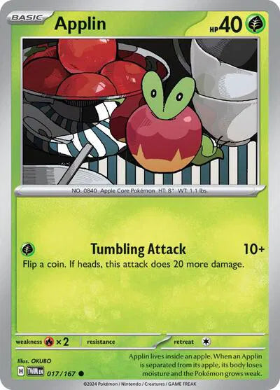 Applin - Reverse Holofoil - 017/167