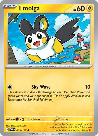 Emolga - Reverse Holofoil - 069/167