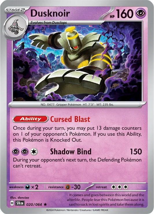 Dusknoir - Reverse Holofoil - 020/064