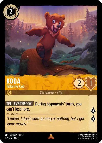 Koda - Talkative Cub - Normal - 1/204