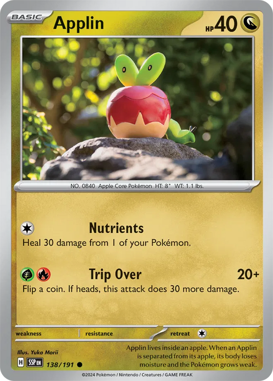 Applin - Reverse Holofoil - 138/191