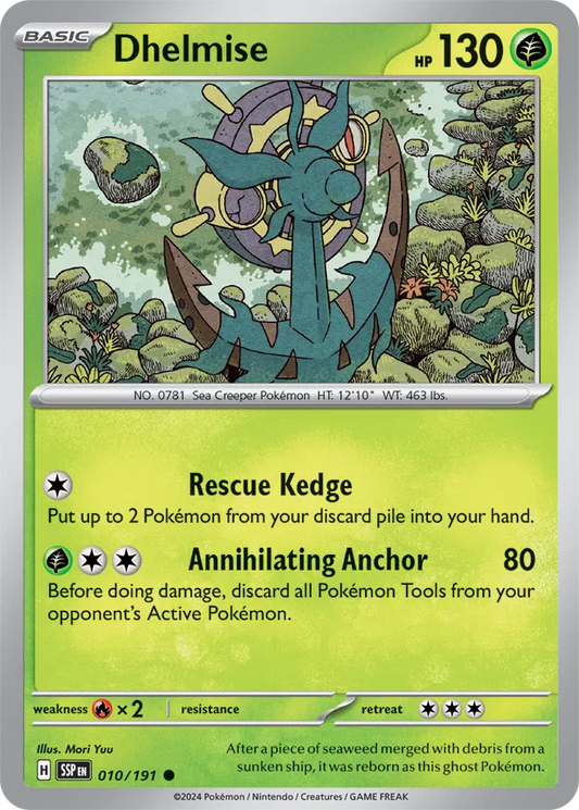 Dhelmise - Reverse Holofoil - 010/191