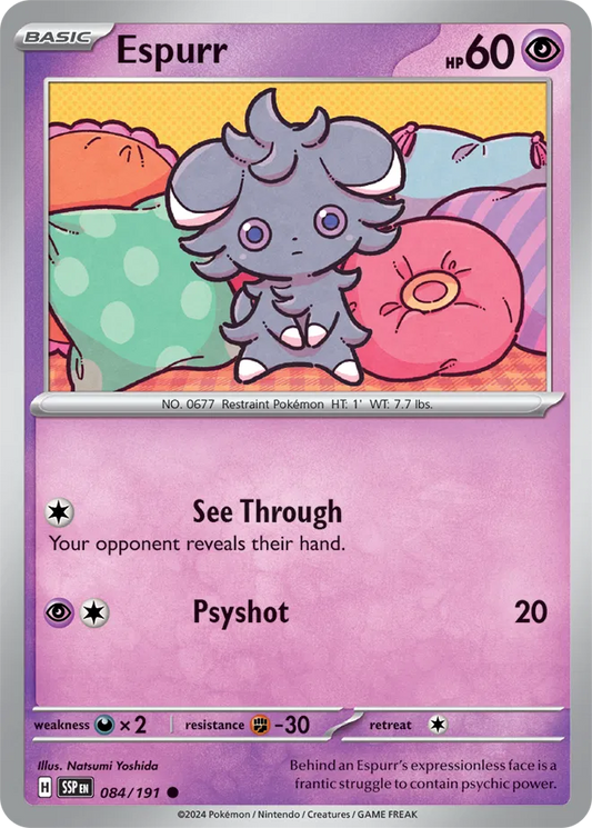Espurr - Reverse Holofoil - 084/191