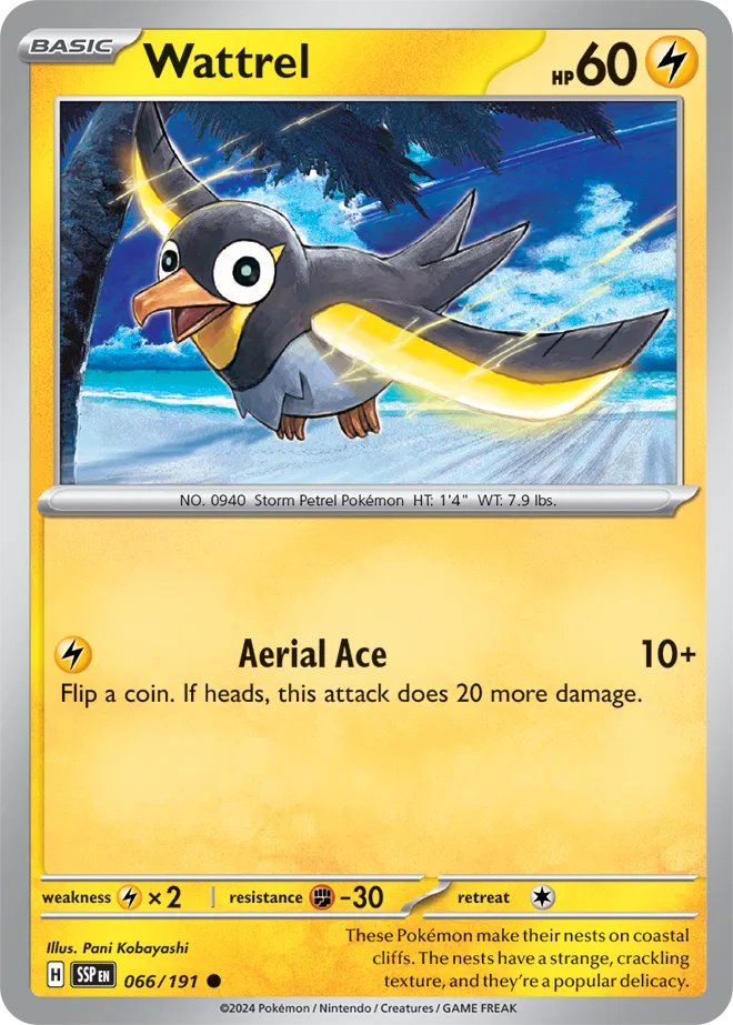 Wattrel - Reverse Holofoil - 066/191