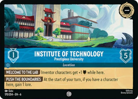 Institute of Technology - Prestigious University - Normal - 170/204