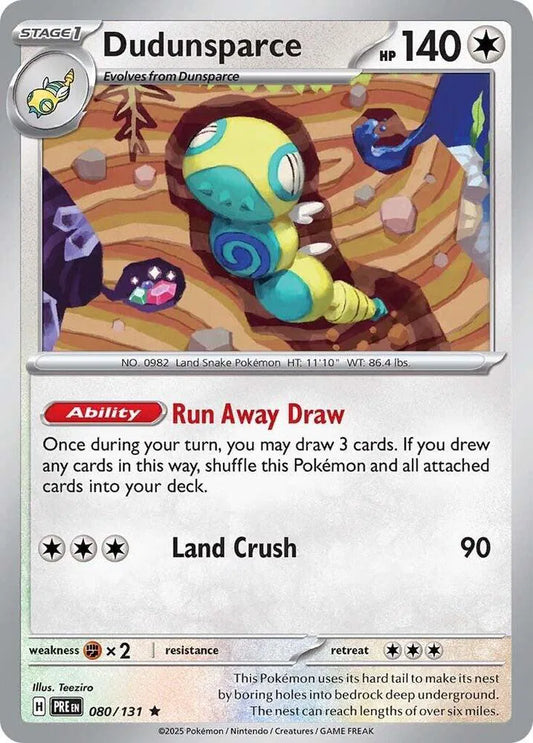 Dudunsparce - Reverse Holofoil - 080/131