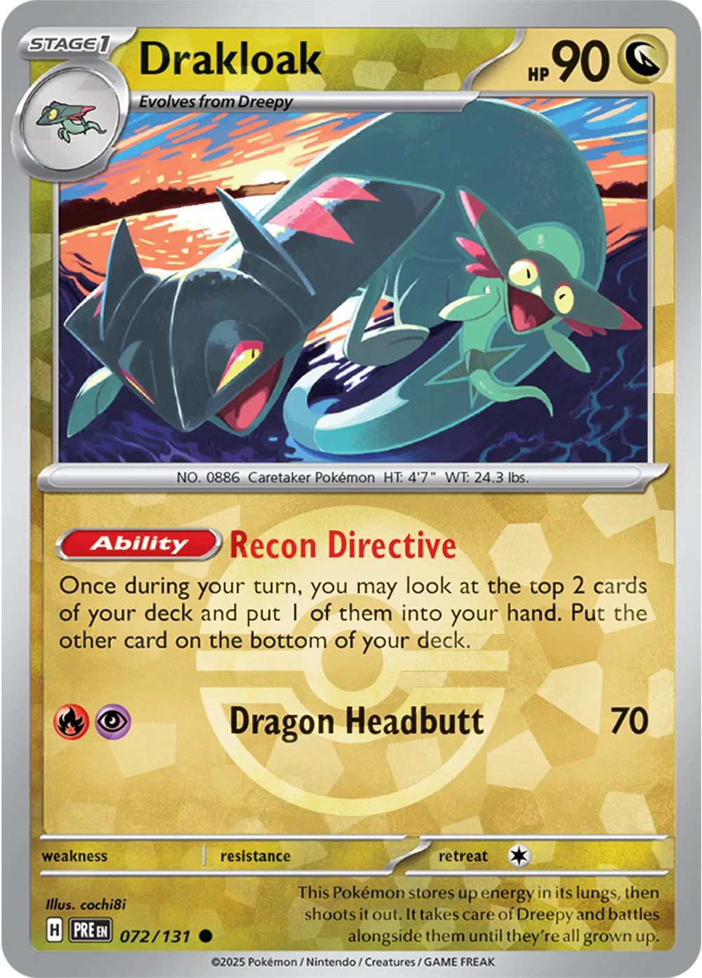 Drakloak (Poke Ball Pattern) - Common - 072/131