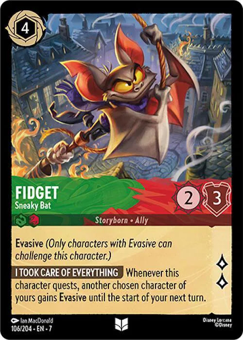 Fidget - Sneaky Bat - Normal - 106/204