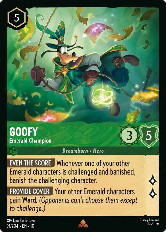 Goofy - Emerald Champion - Cold Foil - 91/204