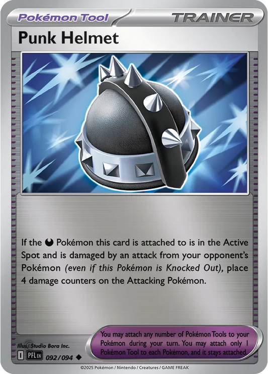 Punk Helmet - Reverse Holofoil