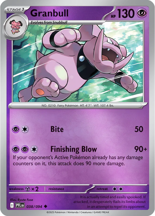 Granbull - Reverse Holofoil - 038/094