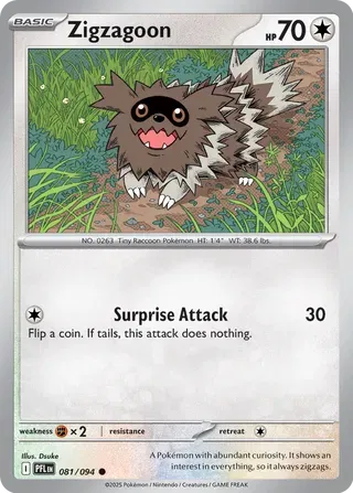 Zigzagoon - Normal - 081/094