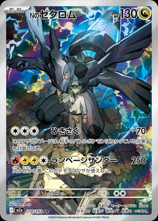 N's Zekrom - Art Rare - 210/193