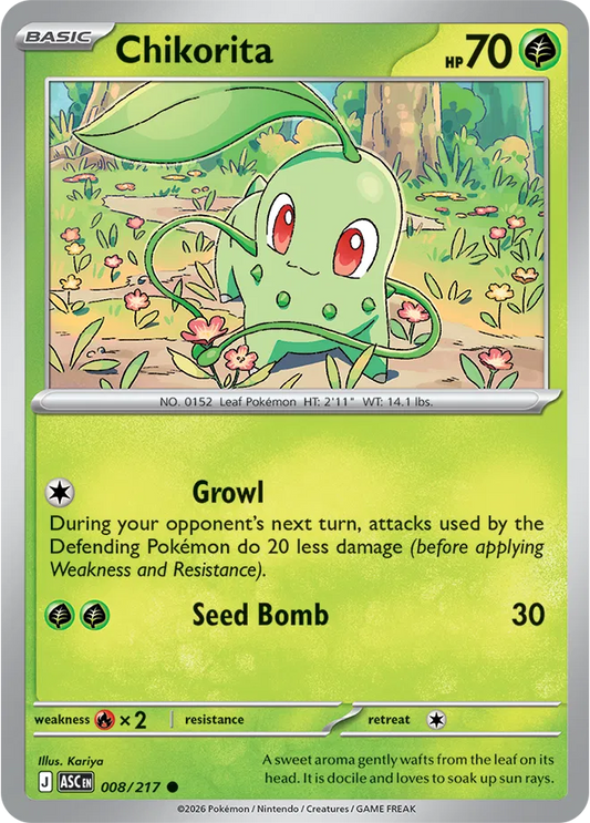 Chikorita - Normal - 008/217