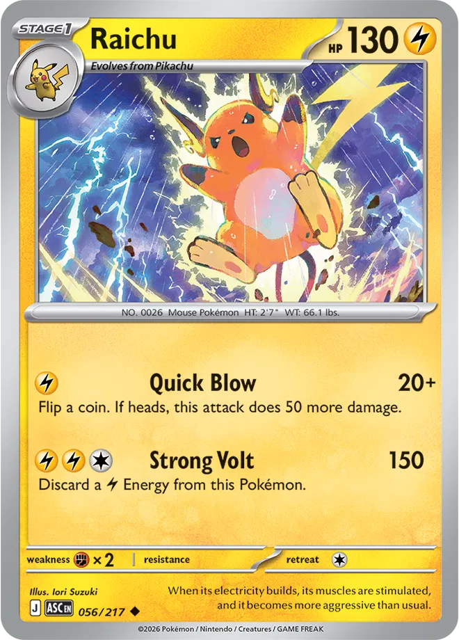 Raichu - Normal - 056/217