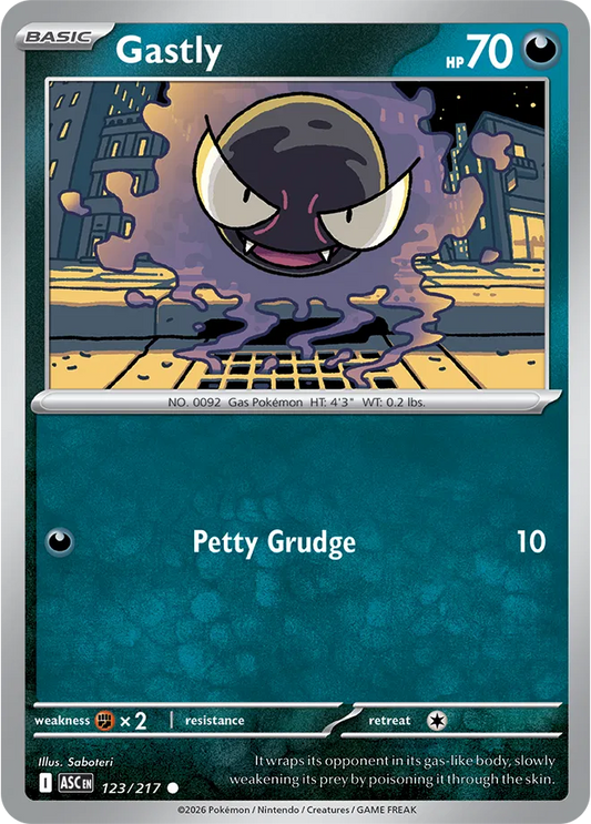 Gastly - Normal - 123/217
