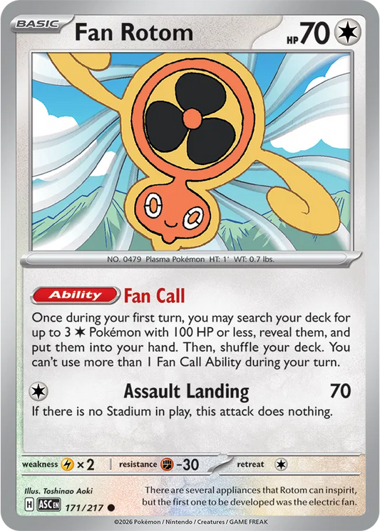 Fan Rotom - Normal - 171/217