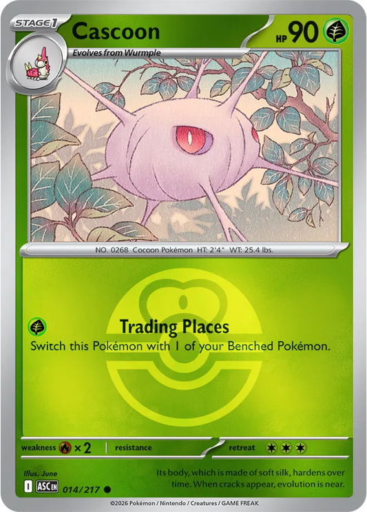 Cascoon (Love Ball) - Reverse Holofoil - 014/217