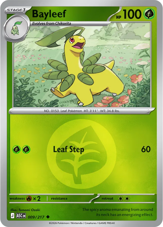 Bayleef (Energy Symbol Pattern) - Reverse Holofoil - 009/217