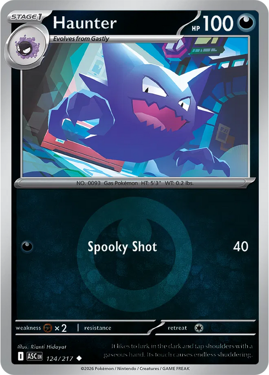 Haunter (Energy Symbol Pattern) - Reverse Holofoil - 124/217
