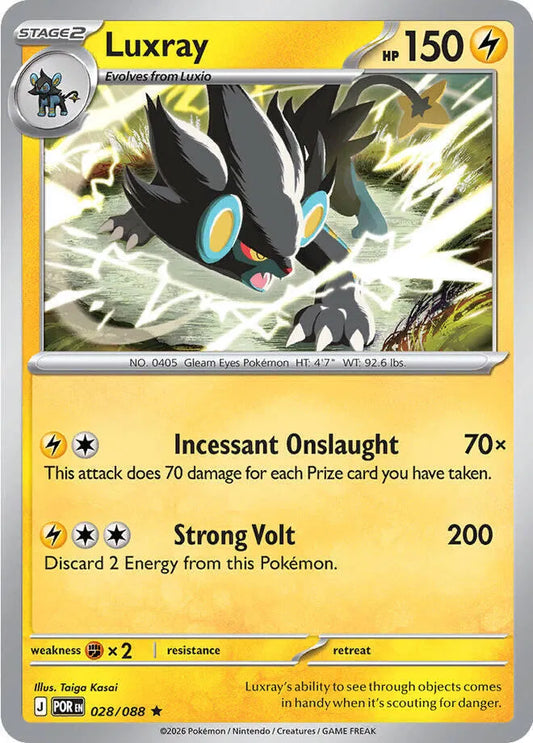 Luxray - Rare - 028/088