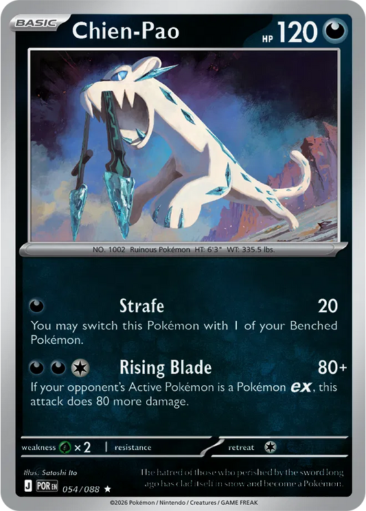 Chien-Pao - Reverse Holofoil - 054/088