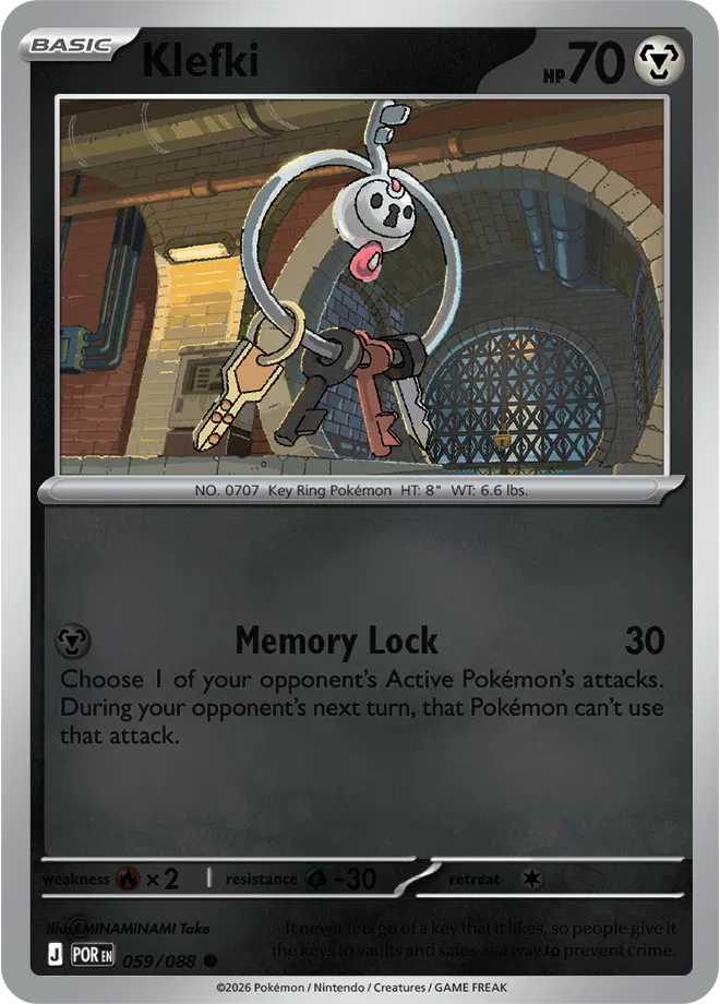 Klefki - Reverse Holofoil - 059/088