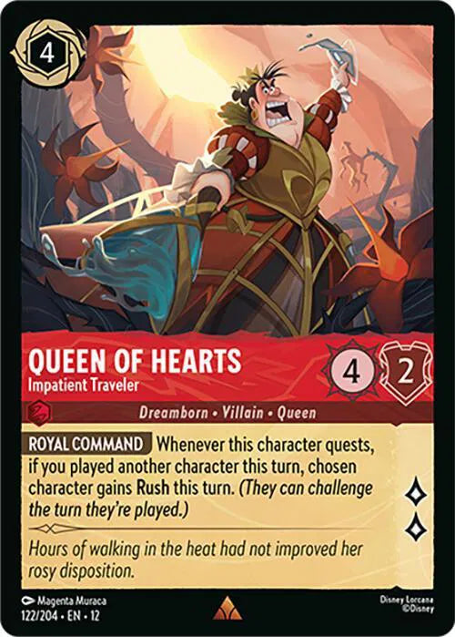 Queen of Hearts - Impatient Traveler - Normal - 122/204