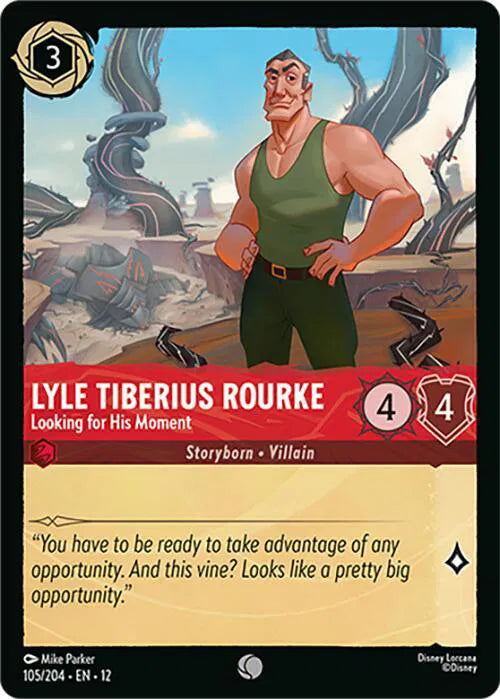 Lyle Tiberius Rourke - Looking for His Moment - Cold Foil - 105/204