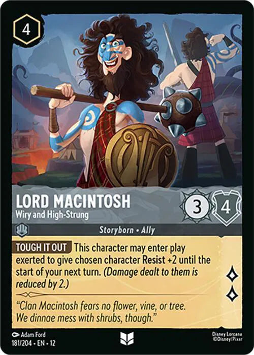 Lord Macintosh - Wiry and High-Strung - Normal - 181/204