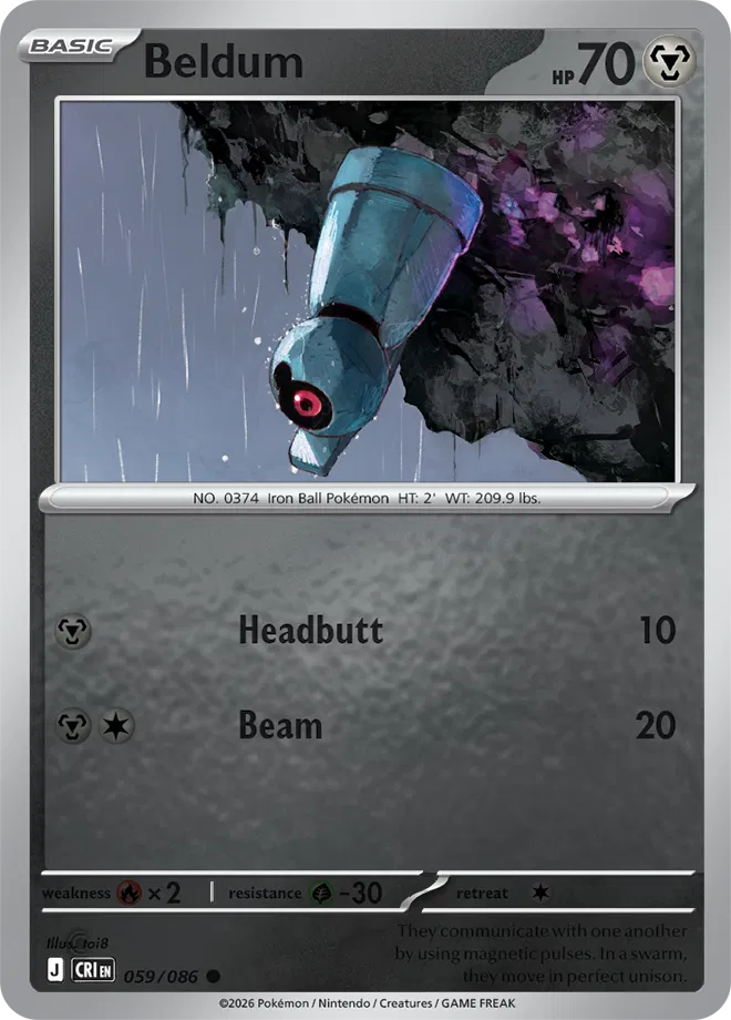 Beldum - Reverse Holofoil - 059/086