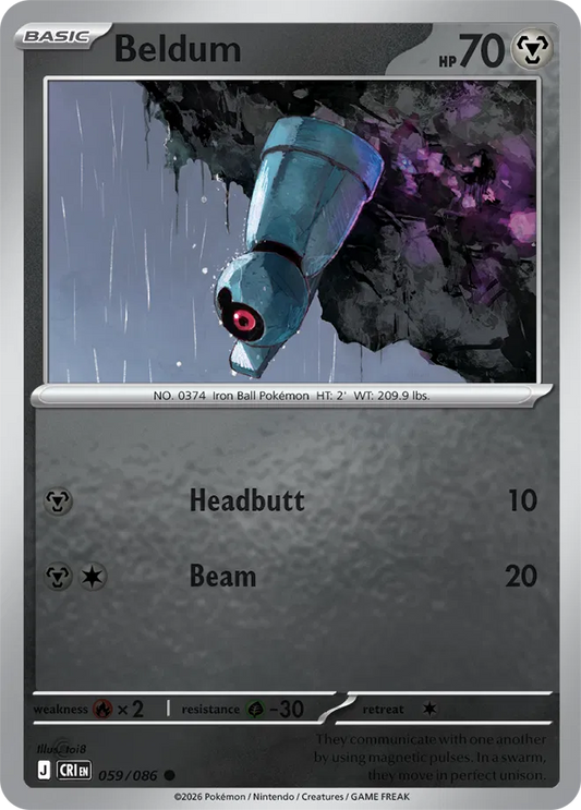 Beldum - Reverse Holofoil - 059/086