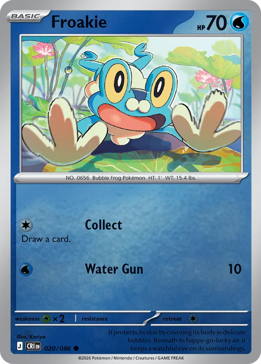 Froakie - Reverse Holofoil - 020/086