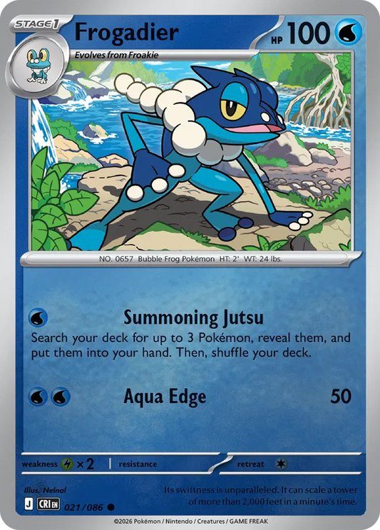 Frogadier - Reverse Holofoil - 021/086