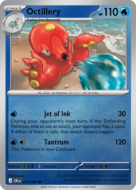 Octillery - Reverse Holofoil - 017/086