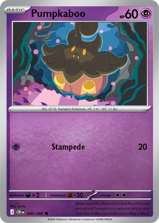 Pumpkaboo - Reverse Holofoil - 040/086