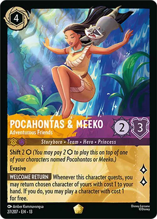Pocahontas & Meeko - Adventurous Friends - Normal - 27/207