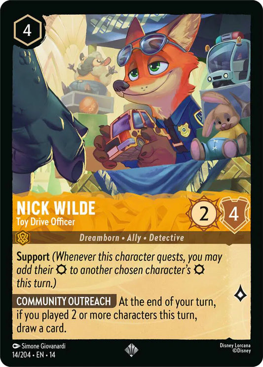 Nick Wilde - Toy Drive Officer - Normal - 14/204